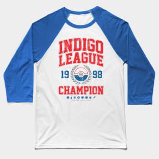 Indigo League Champion (Variant) Baseball T-Shirt